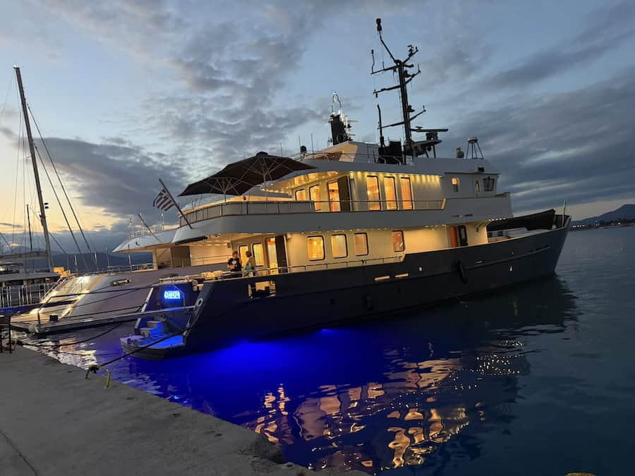 Gemaya Moored in Napflion.