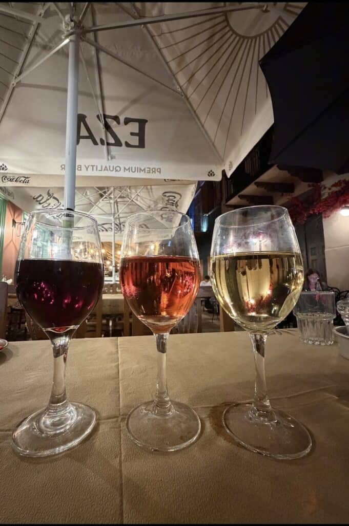 Napflion taverna winel on a Gemaya cruise