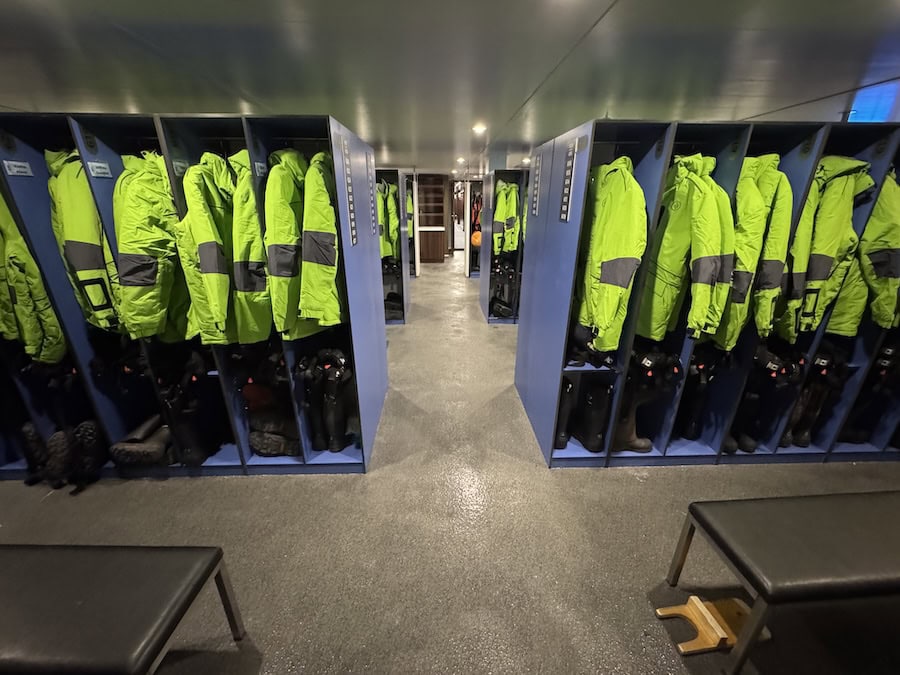Atlas Antarctica Cruise Review (2026): At Last, On A Real Expedition Ship, the World Navigator 11 The Mud Room is on Deck 3
