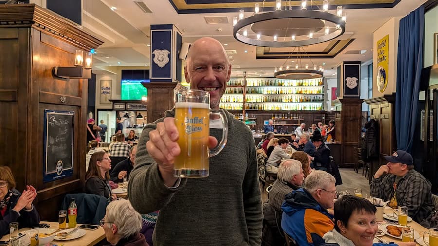 Offseason Winter Rhine River Cruises often have a theme, like beer