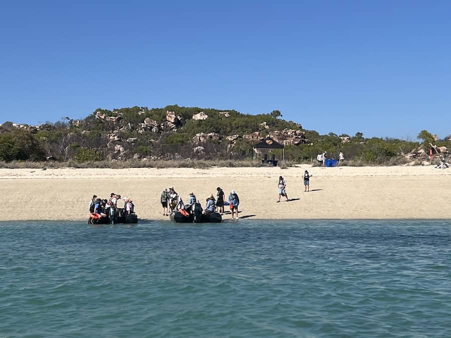 There are many zodiac excursions on a Kimberley Coast On A Seabourn Cruise