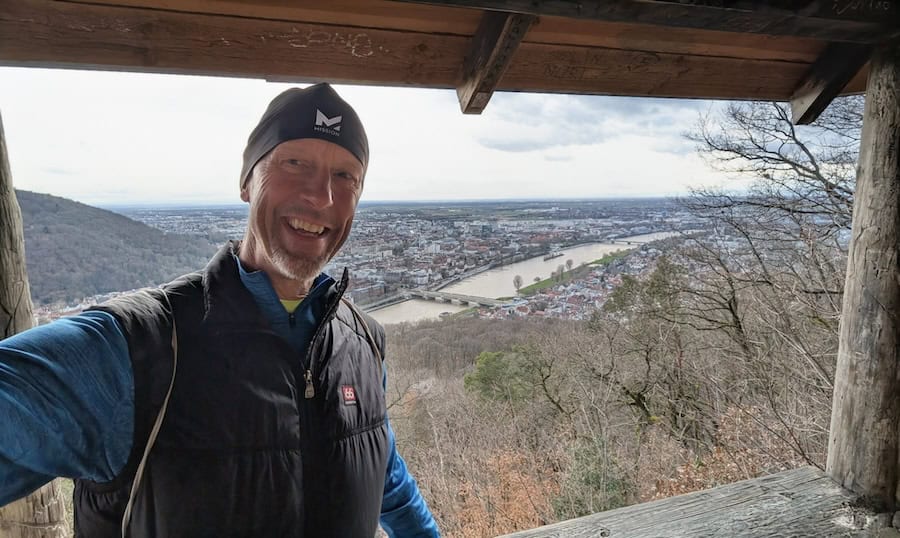 The views from a hike in Heidelberg