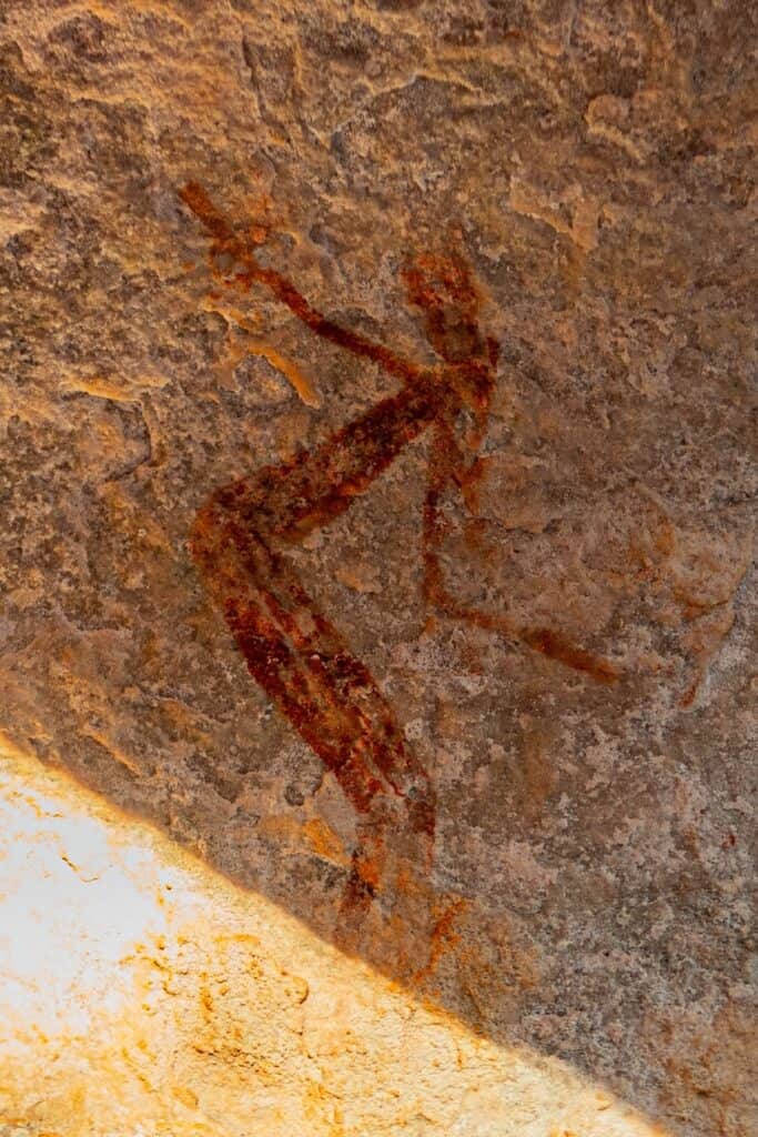 Australia's Kimberley Coast On A Seabourn Cruise (2026 REVIEW): A Wild Reunion With My Oldest Friend 16 Example of the cave art on Kimberley's Jar Island (note, this image was approved by the Wunambal Gaambera Aboriginal Corporation). * Image: Seabourn Cruise Line