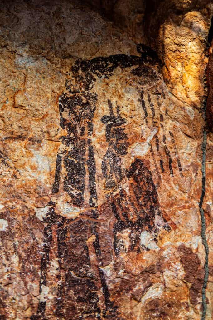 Australia's Kimberley Coast On A Seabourn Cruise (2026 REVIEW): A Wild Reunion With My Oldest Friend 17 Another example of the Gwion Gwion figures painted in the caves of Kimberley's Jar Island (note, this image was approved by the Wunambal Gaambera Aboriginal Corporation). * Image: Seabourn Cruise Line