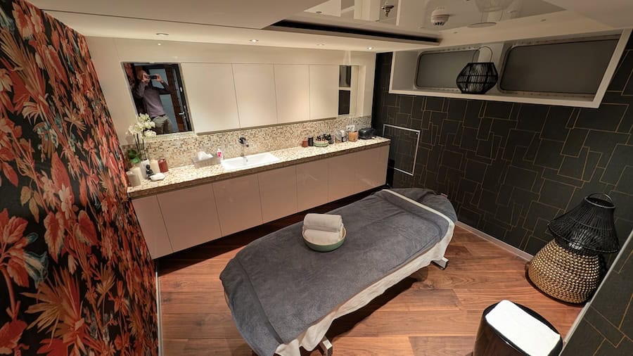 AmaLucia's massage room.