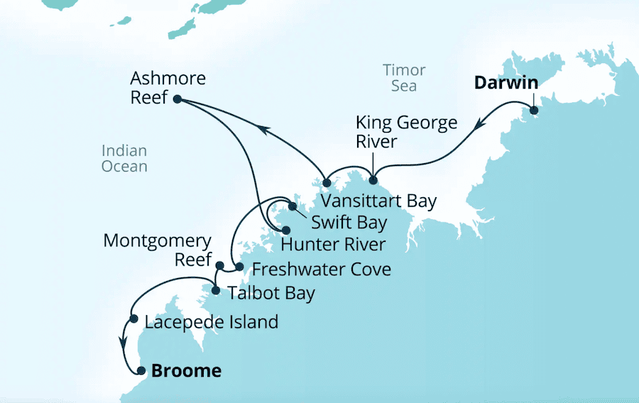 Australia's Kimberley Coast Cruise on Seabourn Pursuit