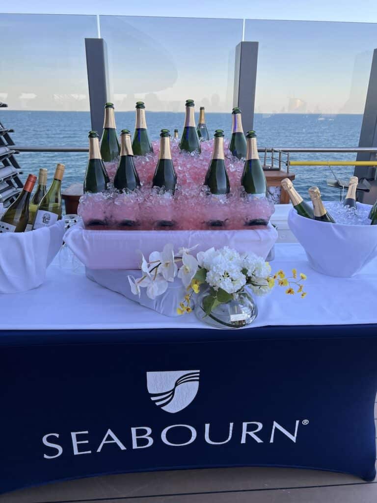 Plenty of caviar and champagne on an Australia Cruise with Seabourn