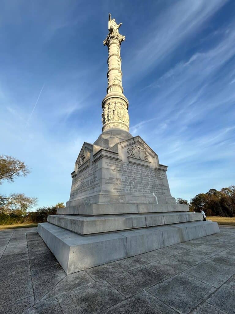 Chesapeake Bay Cruise With American Cruise Lines visits the Victory Monument in Yorktown