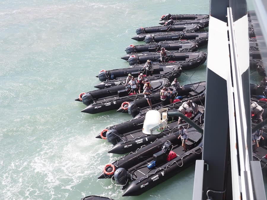 Australia's Kimberley Coast On A Seabourn Cruise includes lots of zodiac excursions