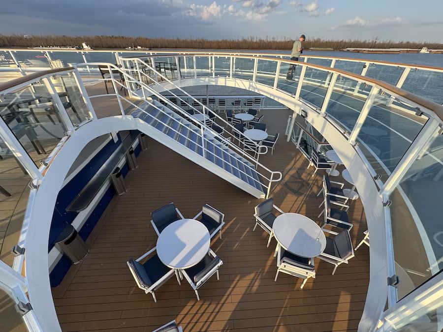 Winter Cruising On The Lower Mississippi With American Cruise Lines aboard the American Serenade, here Deck 5