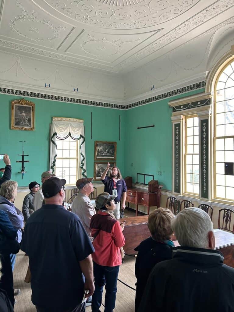 A tour inside of Mt Vernon, George Washington's 18th-century home near Washington DC.