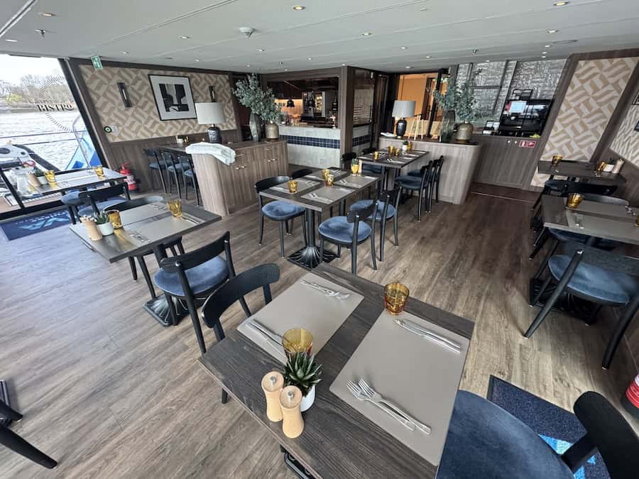 German, Dutch & Belgian Waterways cruise review includes deals on the Bistro restaurant