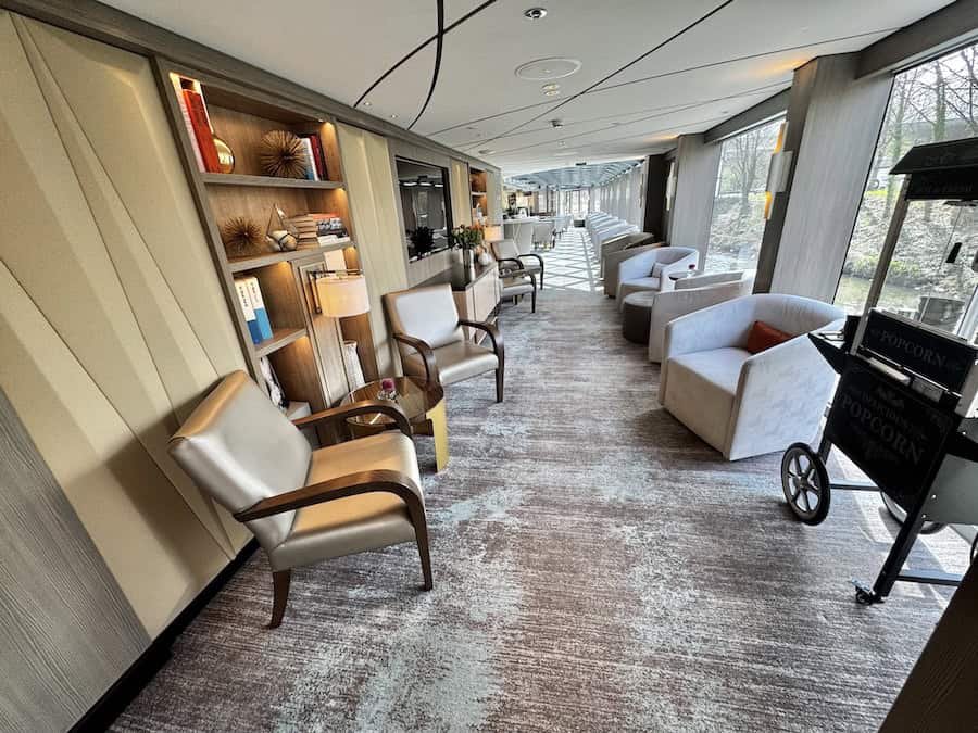 Holland & Belgium Riverside Cruise review details public spaces like the Palm Court