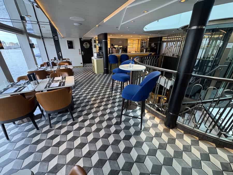 Holland & Belgium Riverside Cruise review details the Atelier cafe