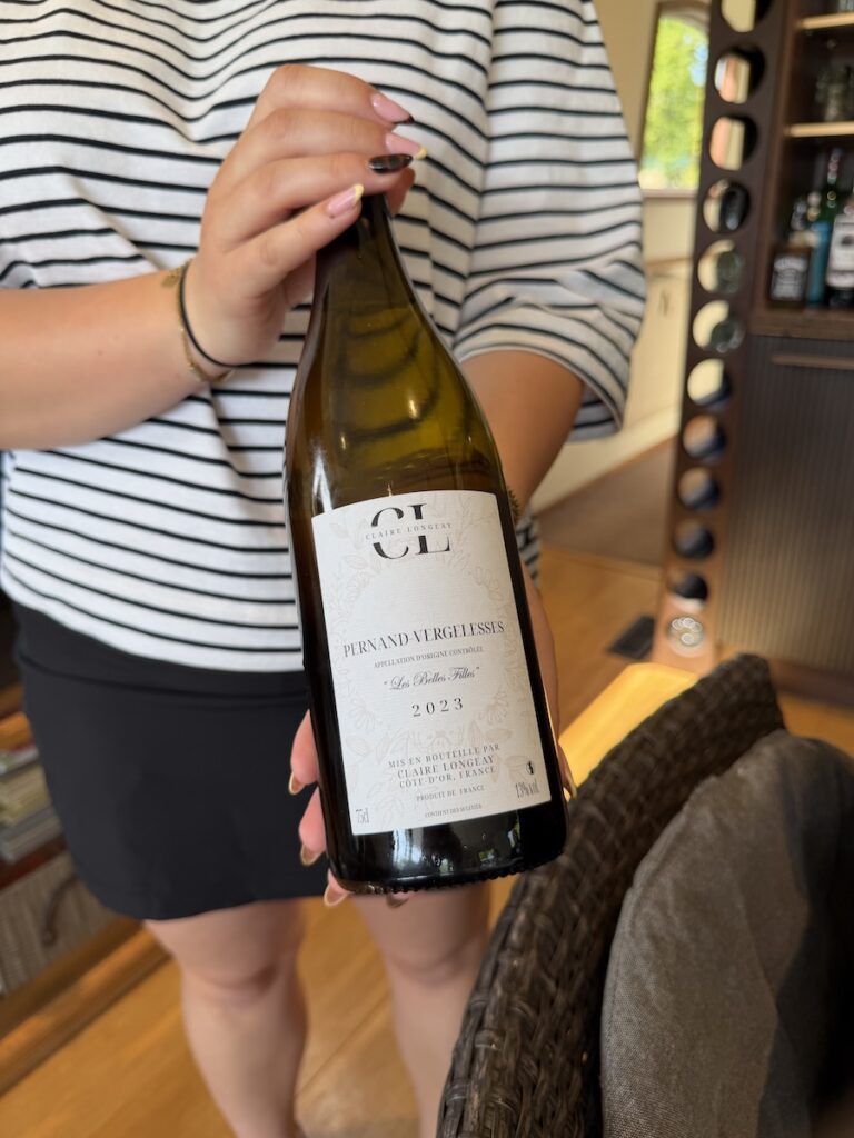This French Barge Is Different (2026 REVIEW) — Choose The Savoir Vivre On The Burgundy Canal For The Cycling & Dinners Ashore 20 One of the tasty wines served by Matilda, the ship's hostess.