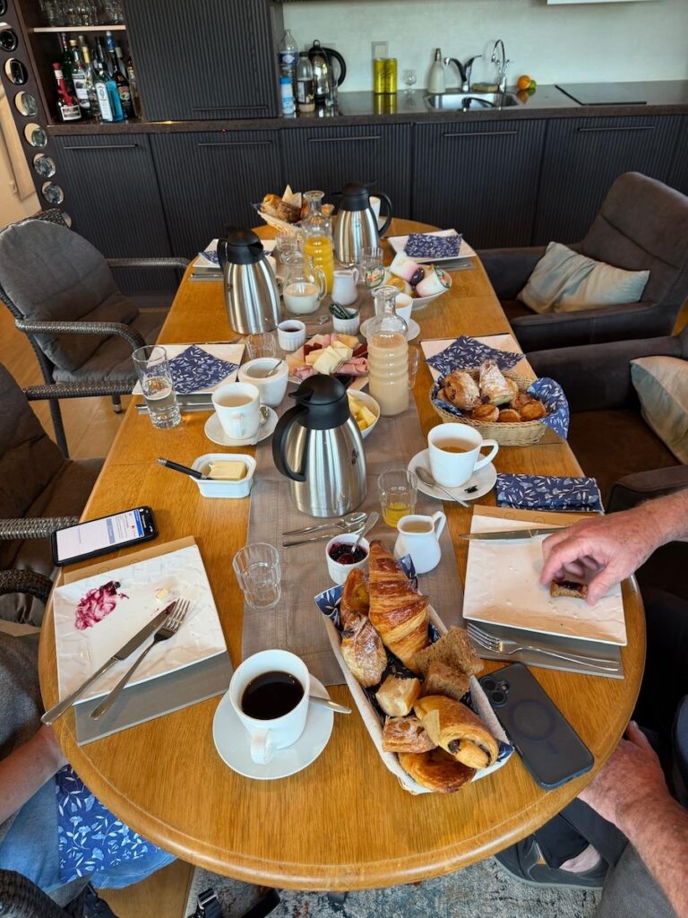 This French Barge Is Different (2026 REVIEW) — Choose The Savoir Vivre On The Burgundy Canal For The Cycling & Dinners Ashore 17 Passengers grazed at the breakfast table each morning