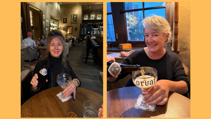 This French Barge Is Different (2026 REVIEW) — Choose The Savoir Vivre On The Burgundy Canal For The Cycling & Dinners Ashore 41 We enjoyed Belgium's famed Orval beer, brewed for centuries by Trappist Monks in Belgium.