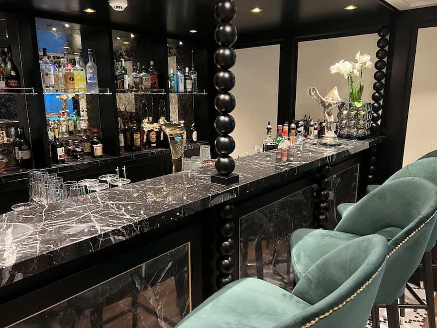 Cruising The Capital Cities Of The Danube On Uniworld’s Newest Ship (2026 REVIEW) 8 SS Emilie's elegant aft bar.