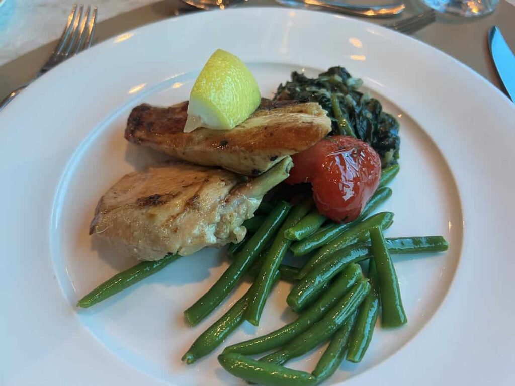 Cruising The Capital Cities Of The Danube On Uniworld’s Newest Ship (2026 REVIEW) 16 The always-available chicken