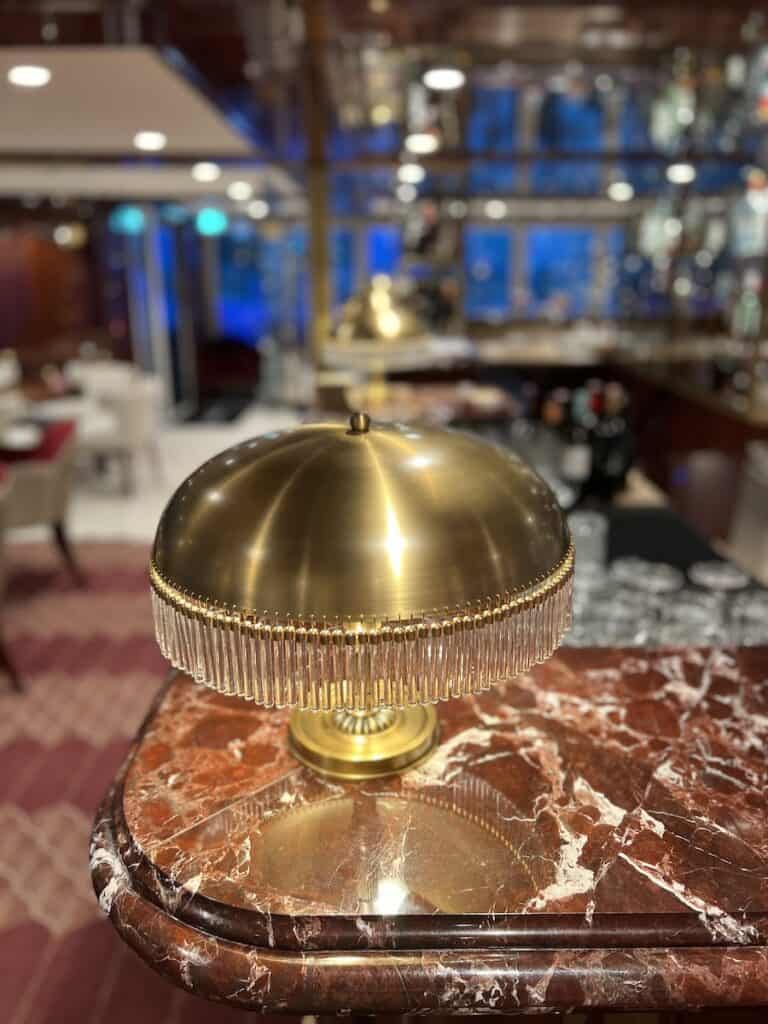 Cruising The Capital Cities Of The Danube On Uniworld’s Newest Ship (2026 REVIEW) 5 SS Emile's bar detail.