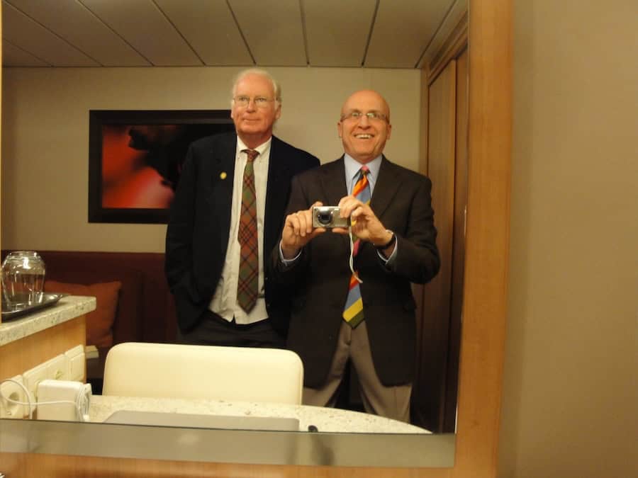 Ted Scull: A Tribute to A Dear Friend & QuirkyCruise Partner 8 Roommates Ted and Steve all dressed up aboard the Celebrity Silhouette in 2011