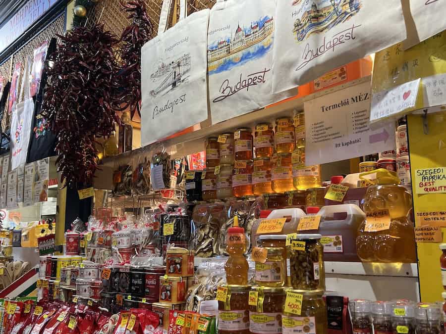 Cruising The Capital Cities Of The Danube On Uniworld’s Newest Ship (2026 REVIEW) 27 The various items for sale in the Budapest market hall.