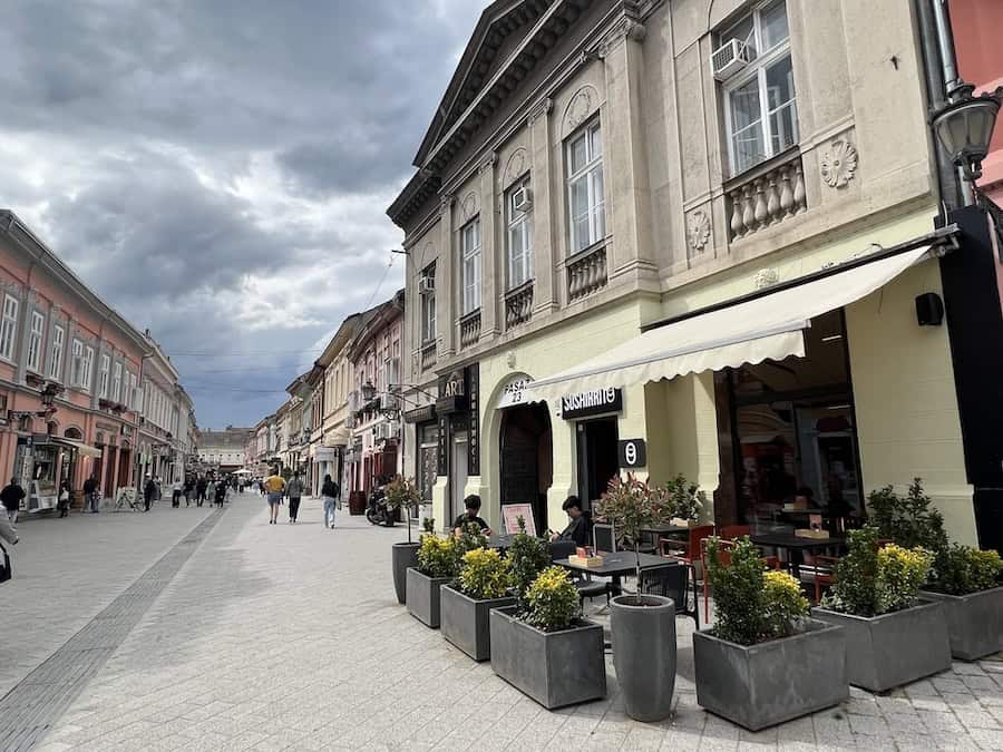 Cruising The Capital Cities Of The Danube On Uniworld’s Newest Ship (2026 REVIEW) 33 Seeing Old town Novi Sad while Cruising The Danube On Uniworld’s Newest Ship the SS Emile
