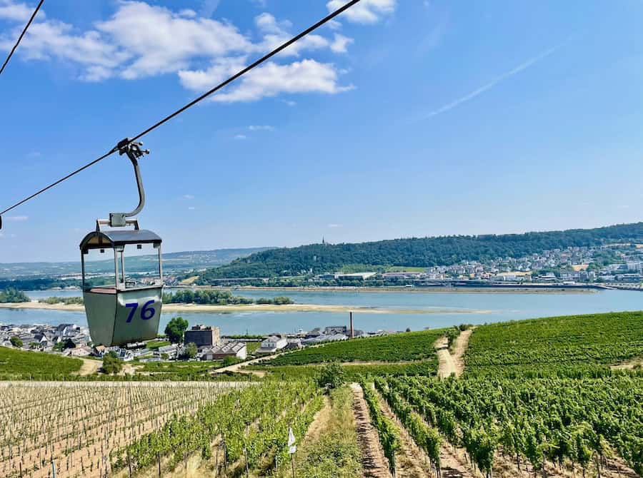 Rhine & Moselle Cruise Aboard Riviera Resplendence includes a chance to ride the Rudesheim cable car